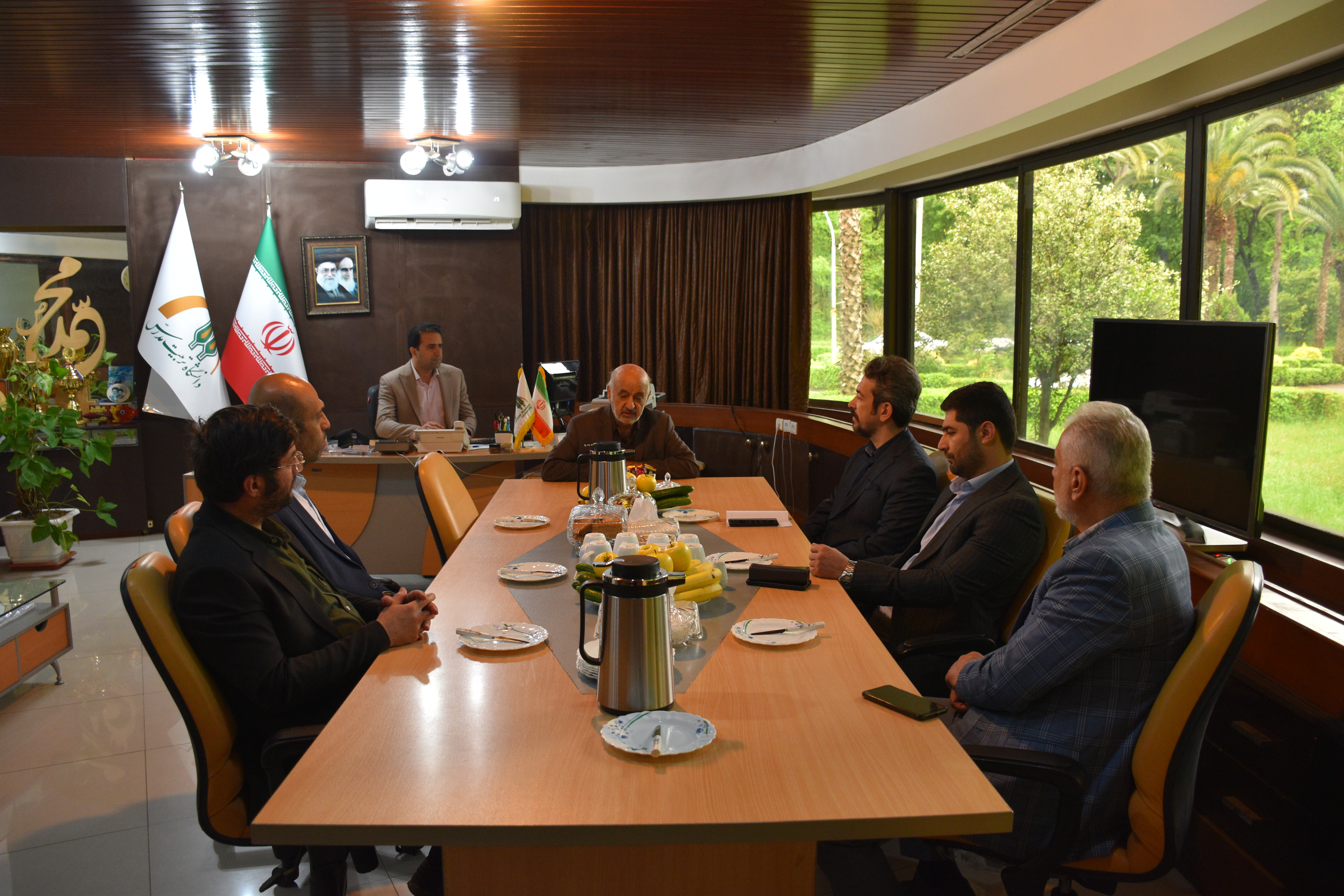 نشست رییس پردیس نور دانشگاه با قائم مقام مدیر عامل شرکت ذوب آهن اصفهان